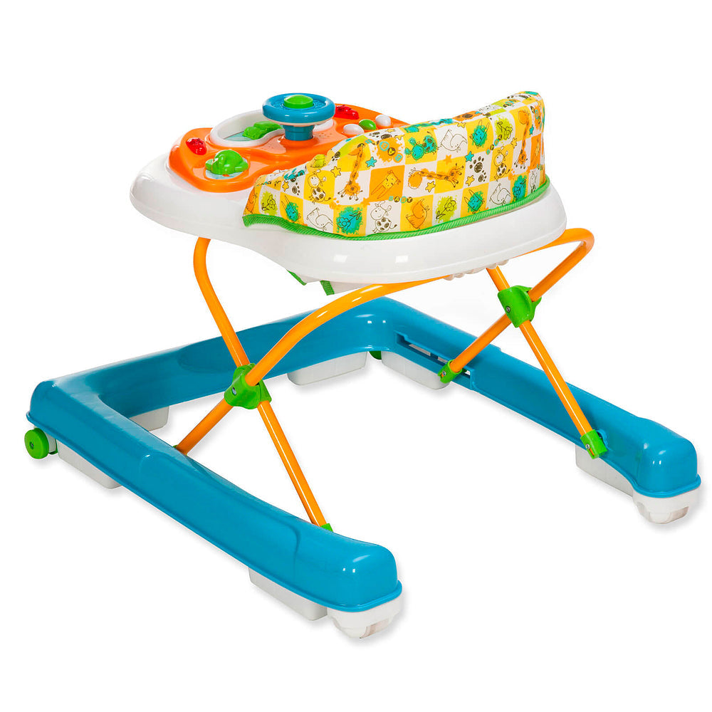 Andador Buggy – 3 Alturas, Bandeja Musical e Antiquedas
