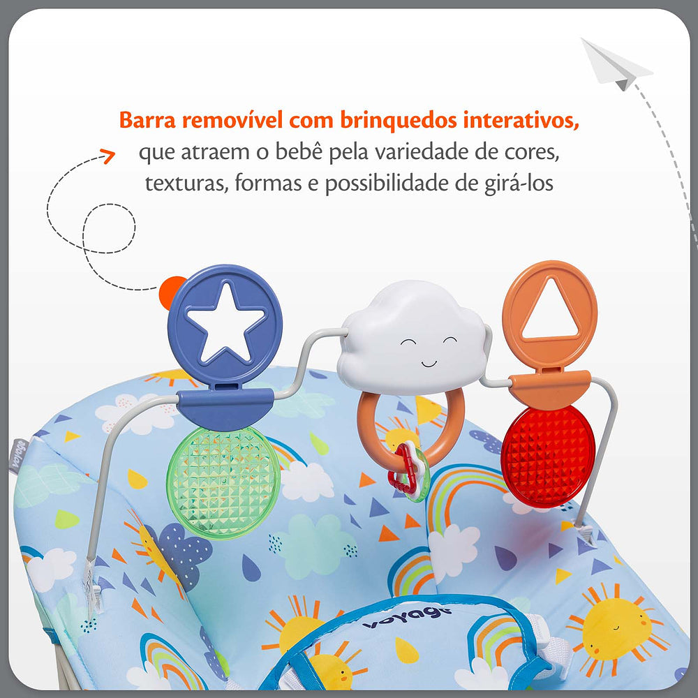 Cadeira de Descanso Bouncer Relax com Brinquedo