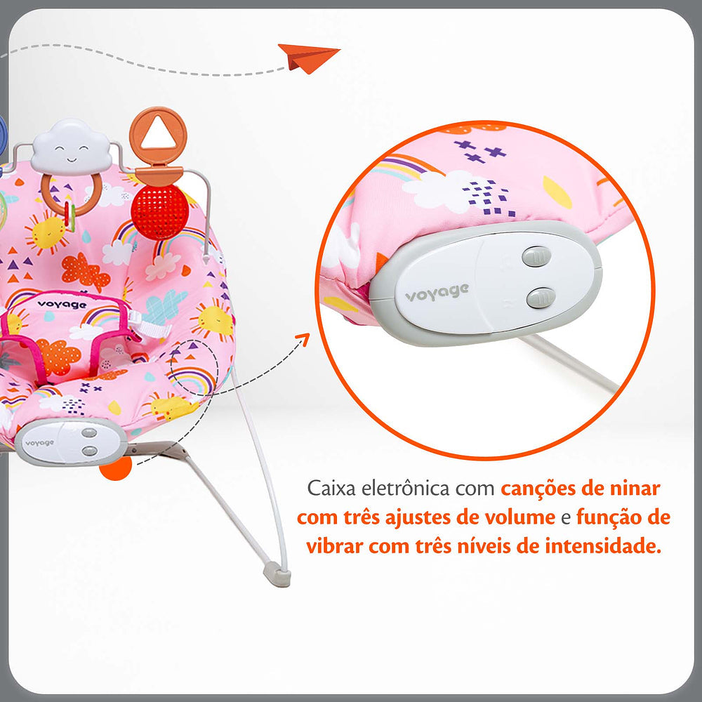 Cadeira de Descanso Bouncer Relax com Brinquedo