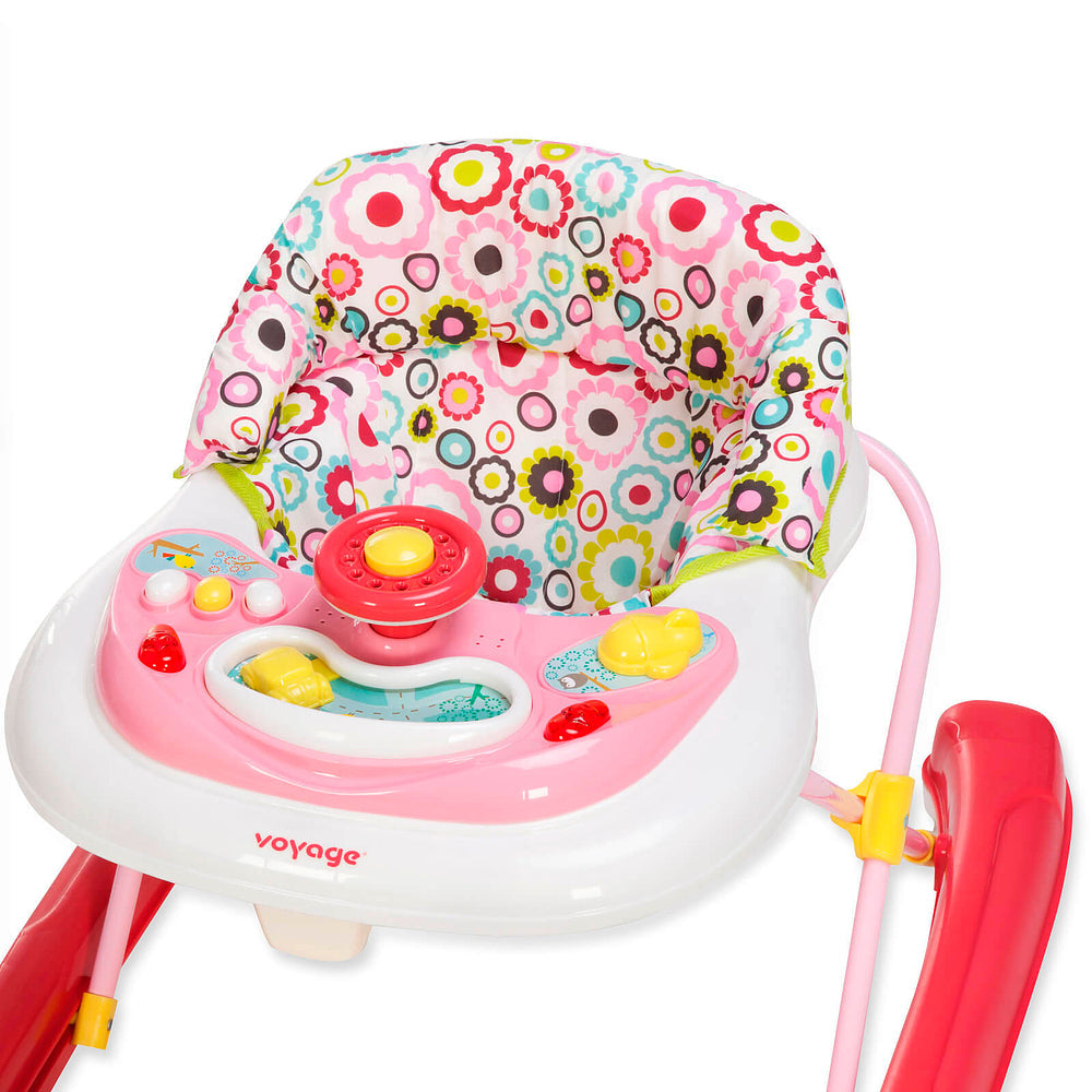 Andador Buggy – 3 Alturas, Bandeja Musical e Antiquedas