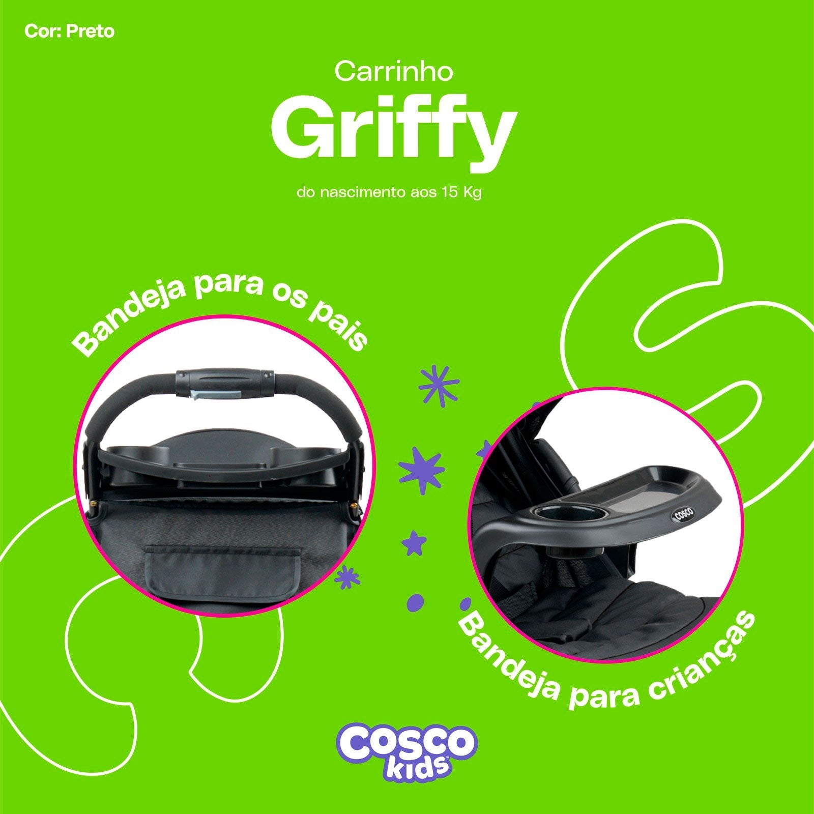 Carrinho de Bebê Griffy
