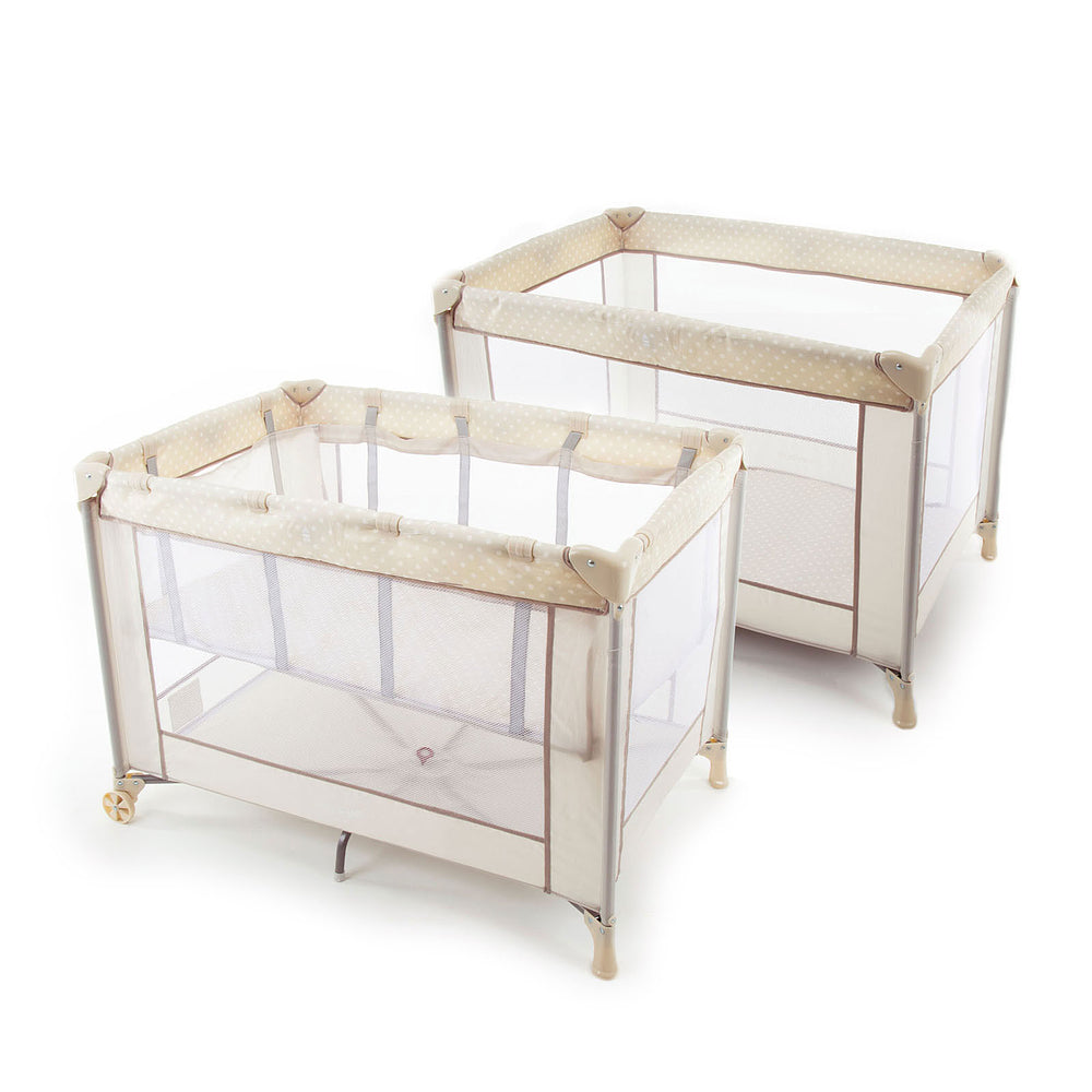 Berço Portátil Fit – 2 Alturas, Mosquiteiro e INMETRO