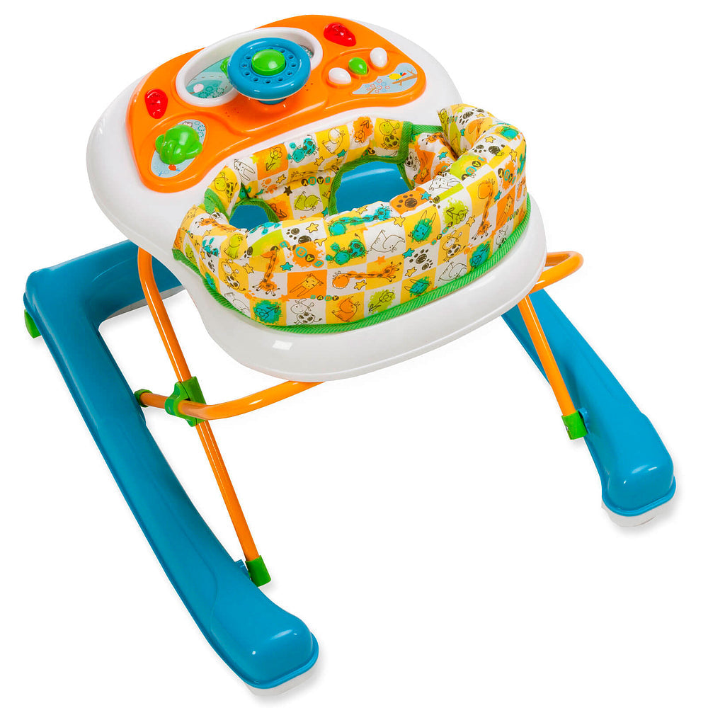 Andador Buggy – 3 Alturas, Bandeja Musical e Antiquedas