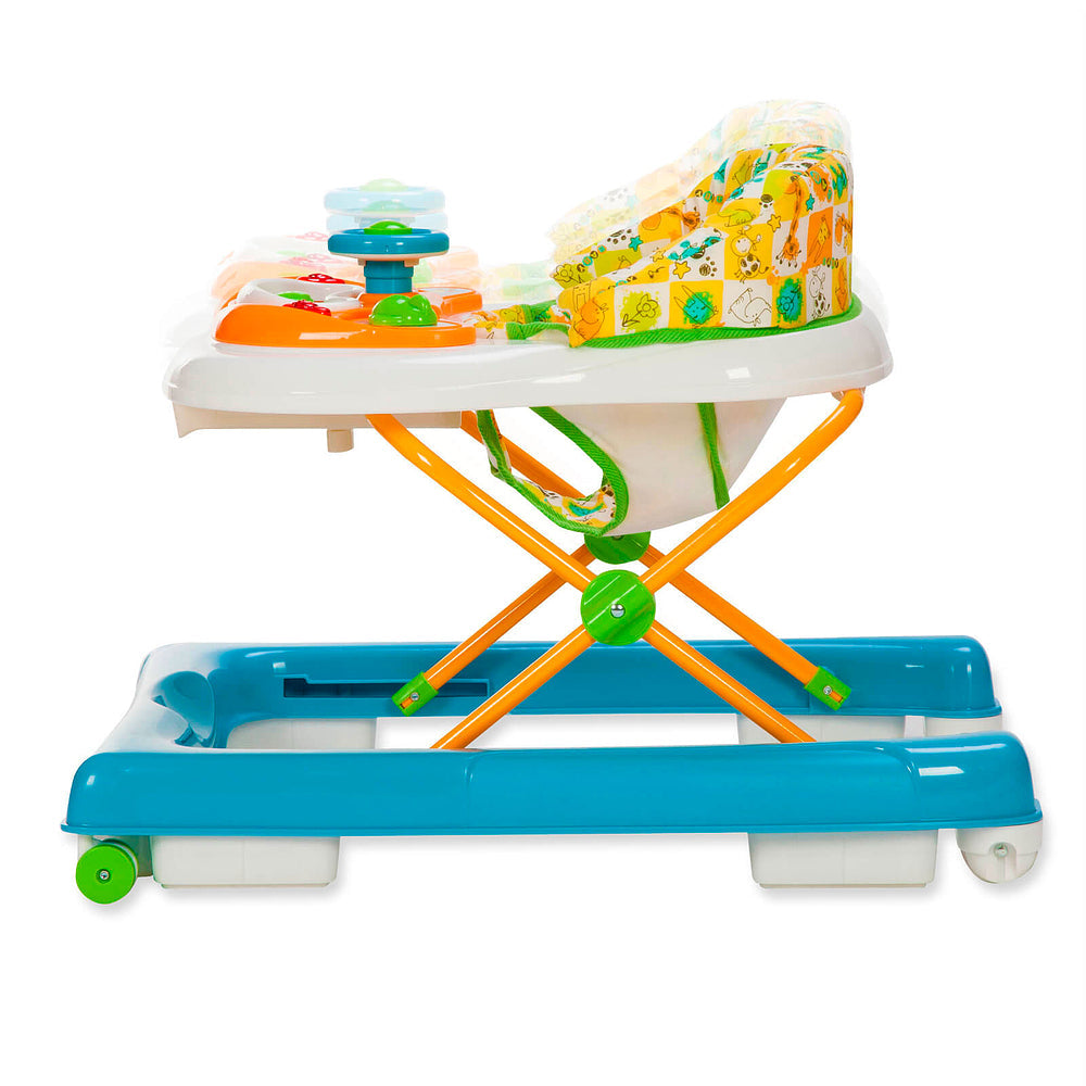 Andador Buggy – 3 Alturas, Bandeja Musical e Antiquedas