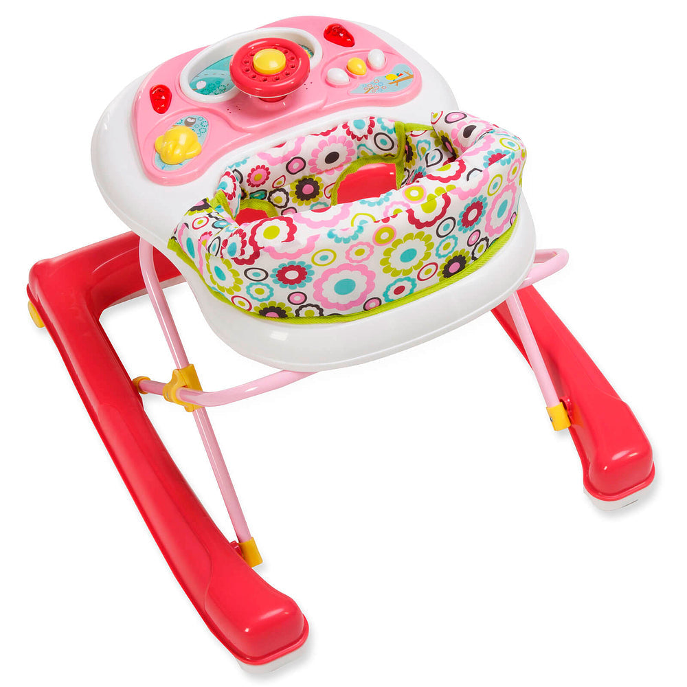 Andador Buggy – 3 Alturas, Bandeja Musical e Antiquedas