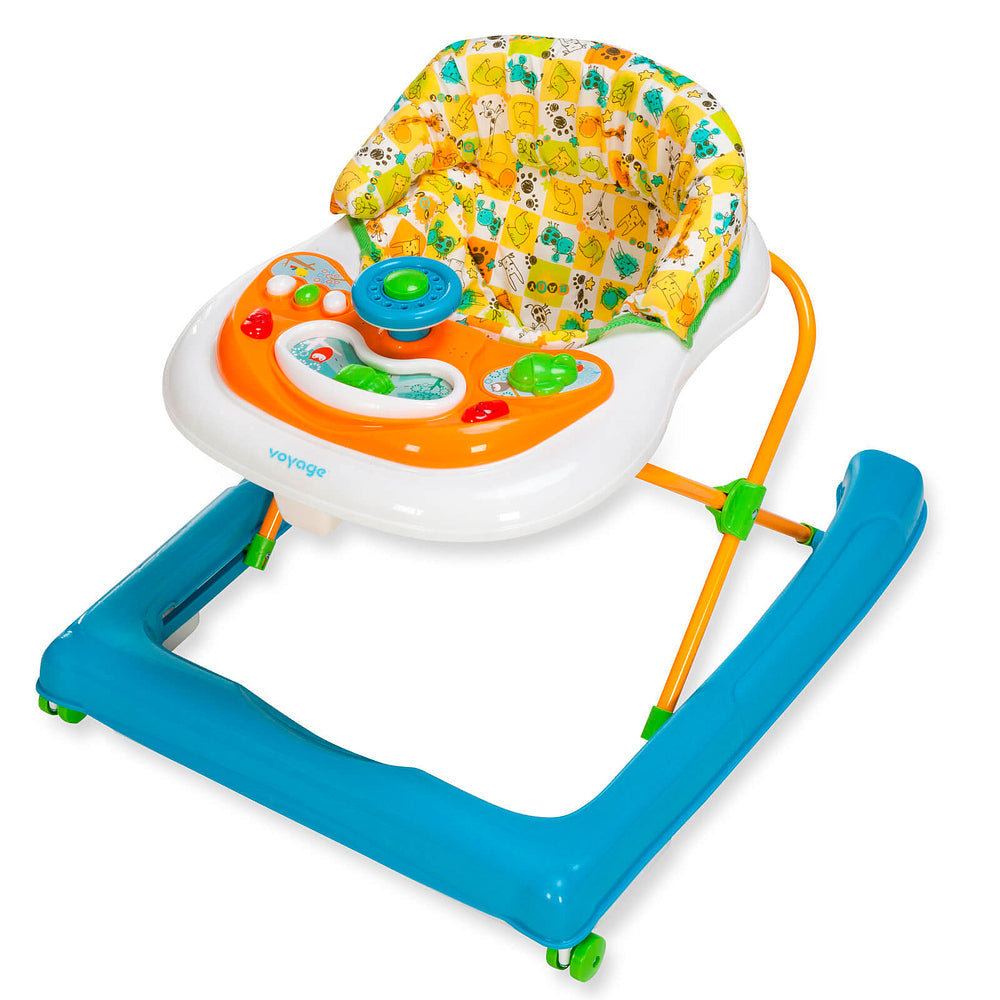 Andador Buggy – 3 Alturas, Bandeja Musical e Antiquedas