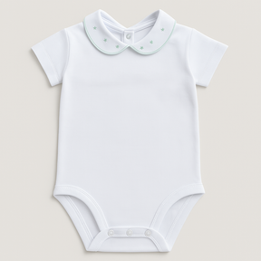 Conjunto Bebê 3 Peças Tricot Bordado Premium Elephant Green