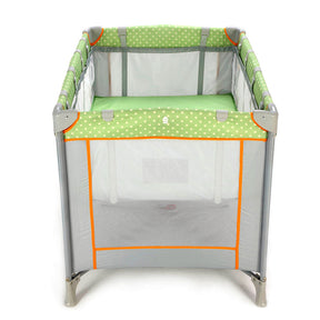 Berço Portátil Fit – 2 Alturas, Mosquiteiro e Rodas
