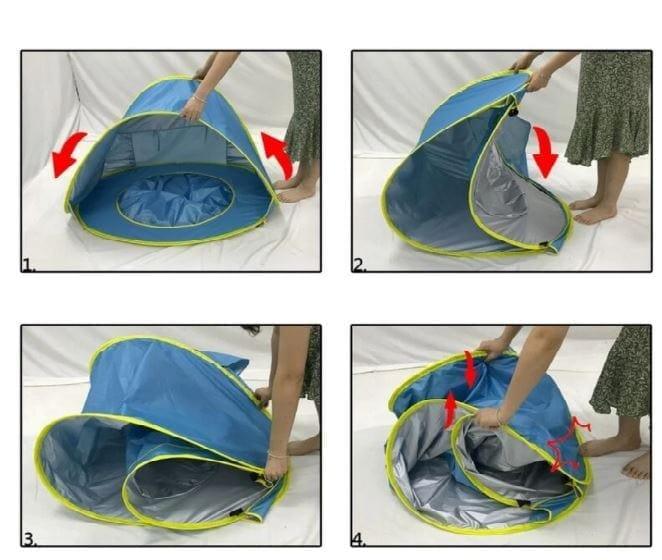 Tenda de Praia com Piscina Kids