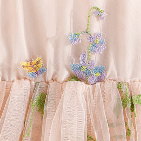 Vestido Infantil Lacinho Tule
