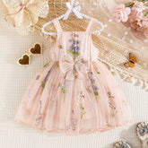Vestido Infantil Lacinho Tule