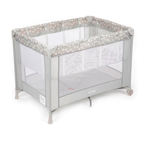 Berço Portátil Fit – 2 Alturas, Mosquiteiro e Rodas