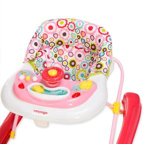 Andador Buggy – 3 Alturas, Bandeja Musical e Antiquedas