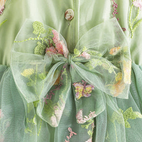 Vestido Infantil Lacinho Tule