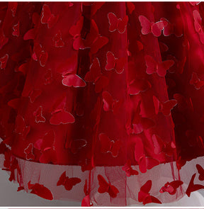 Vestido De Festa Natal Borboletas