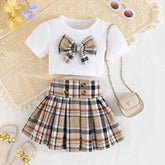 Conjunto Infantil Lacinho Xadrez