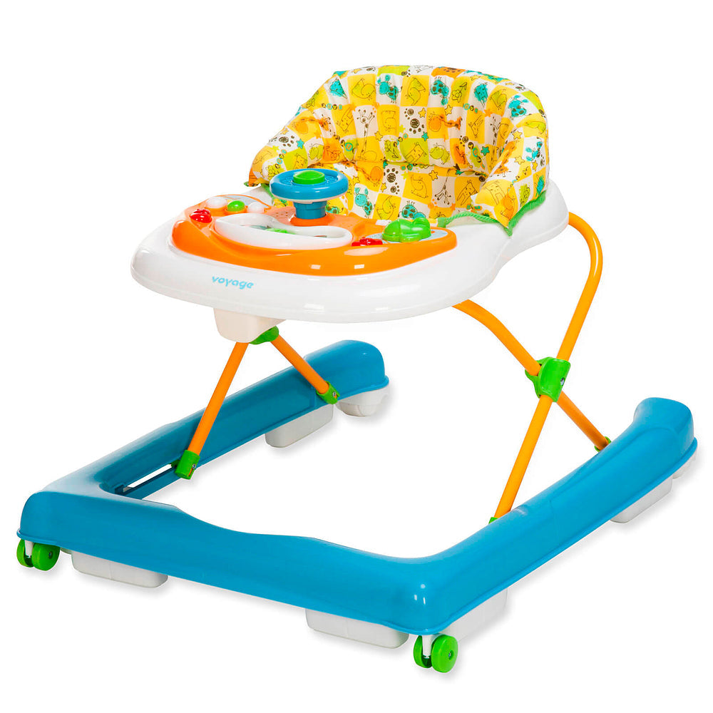 Andador Buggy – 3 Alturas, Bandeja Musical e Antiquedas