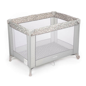 Berço Portátil Fit – 2 Alturas, Mosquiteiro e Rodas
